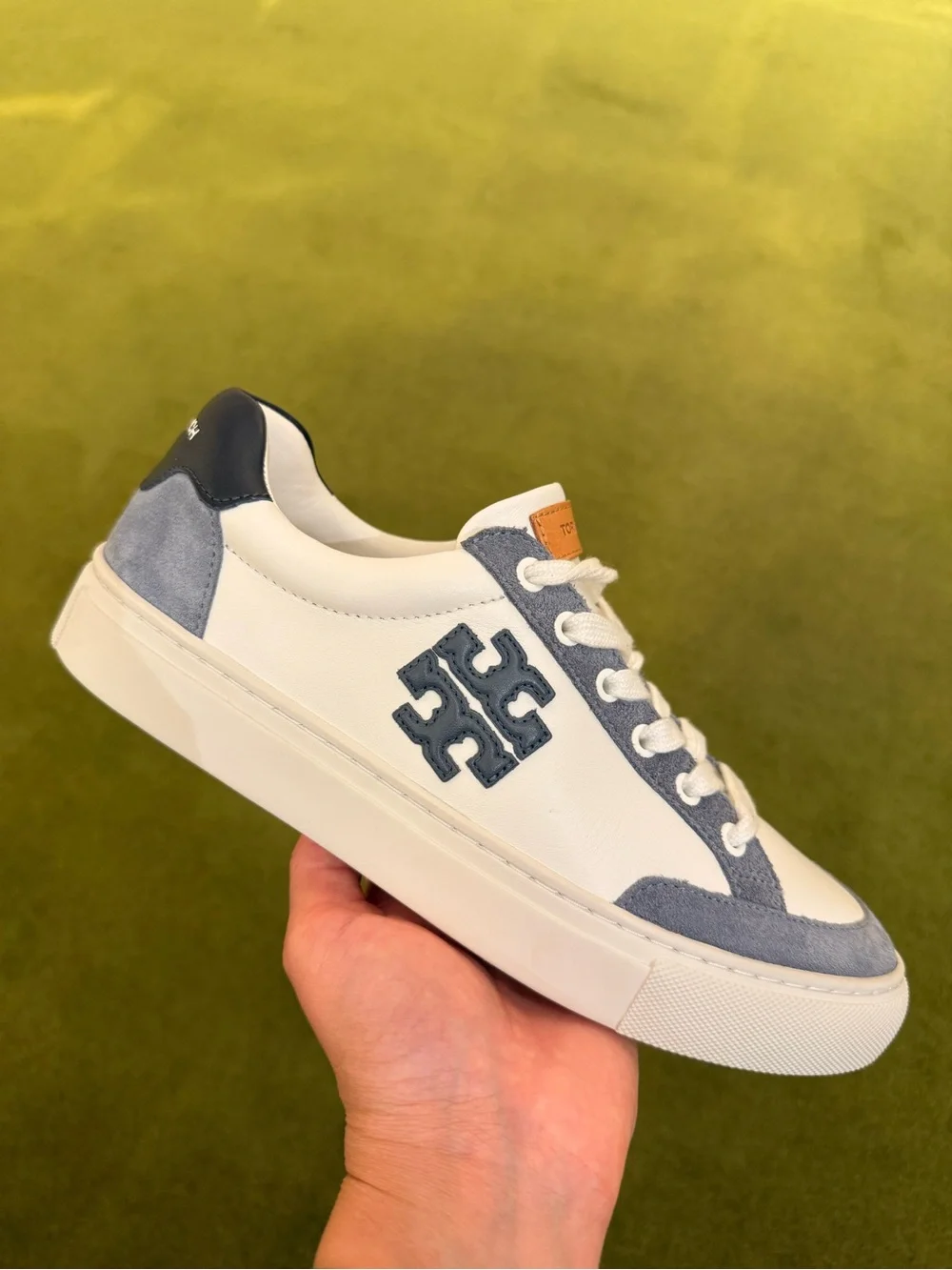 Tory Burch Color Block Sneakers, Perfect Navy‎ / Calcite/ Snow